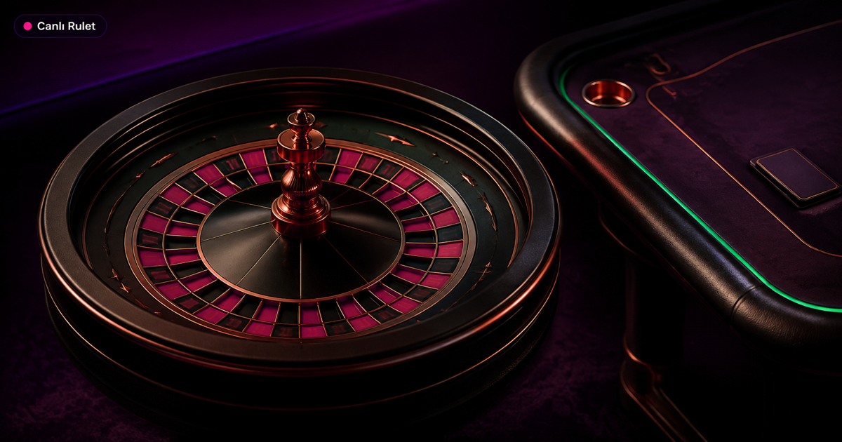 Lüks Casino live roulette table
